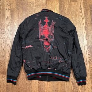 Ubisoft Watch Dogs 2 Video Game DedSec London Reversible Bomber Jacket Mens S